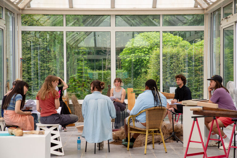 a colour photo of a workshop led by liza prins
